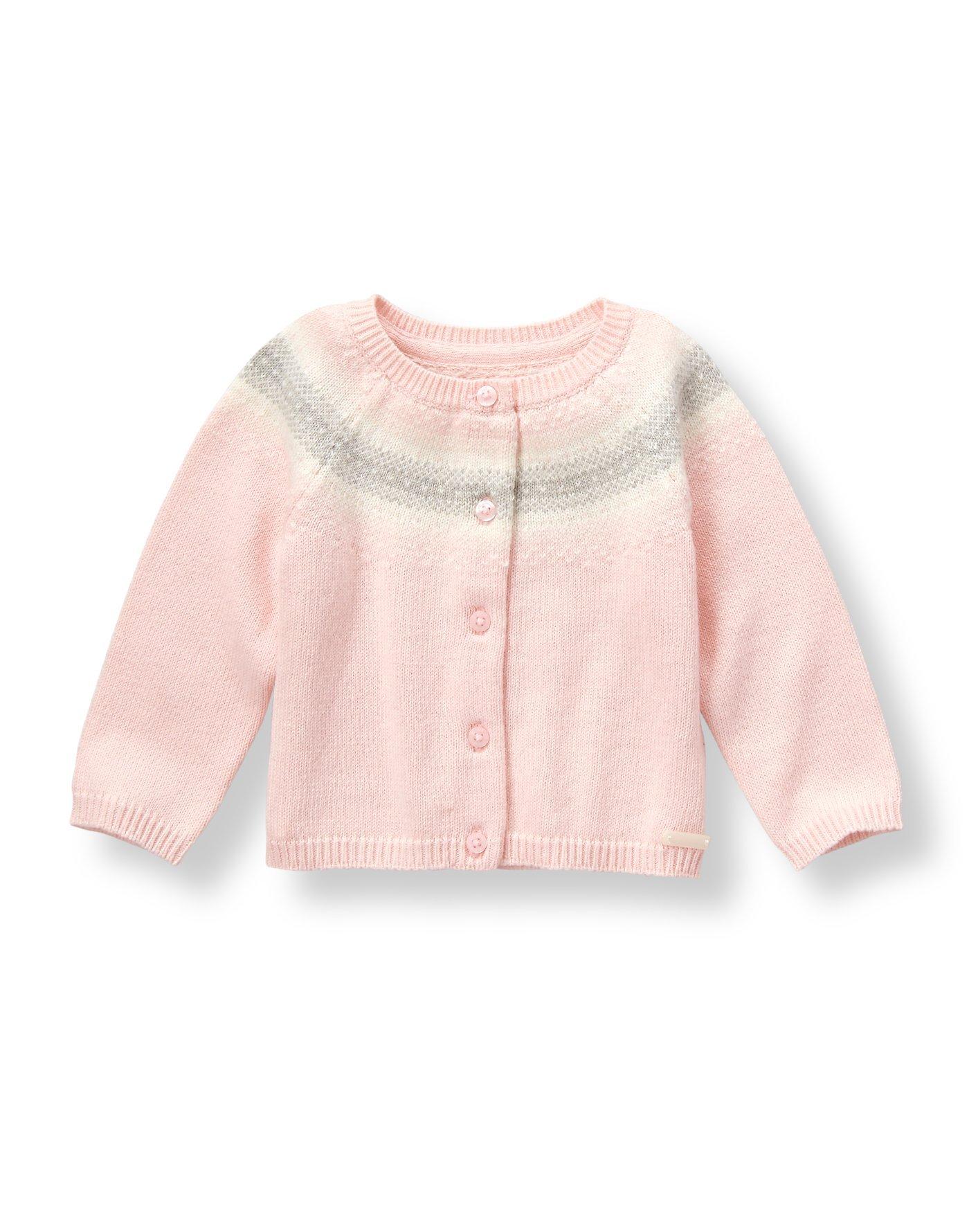 Details about / Janie And Jack Fair Isle Shawl Cardigan Sweater